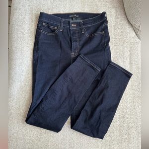 J. Crew dark wash skinny jeans, NWOT